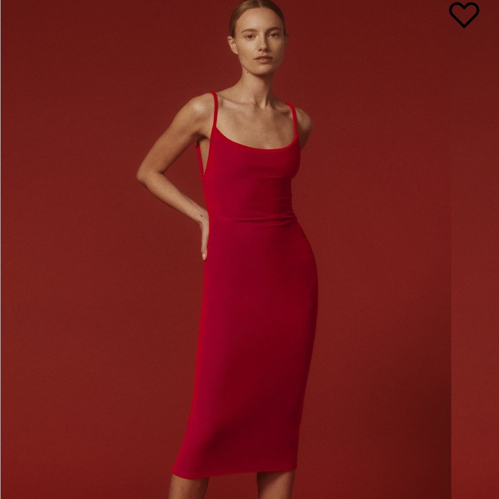 Reformation Merel Velvet Dress